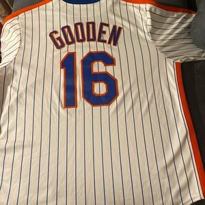 Majestic Cooperstown Vintage Doc Gooden NY Mets Jersey